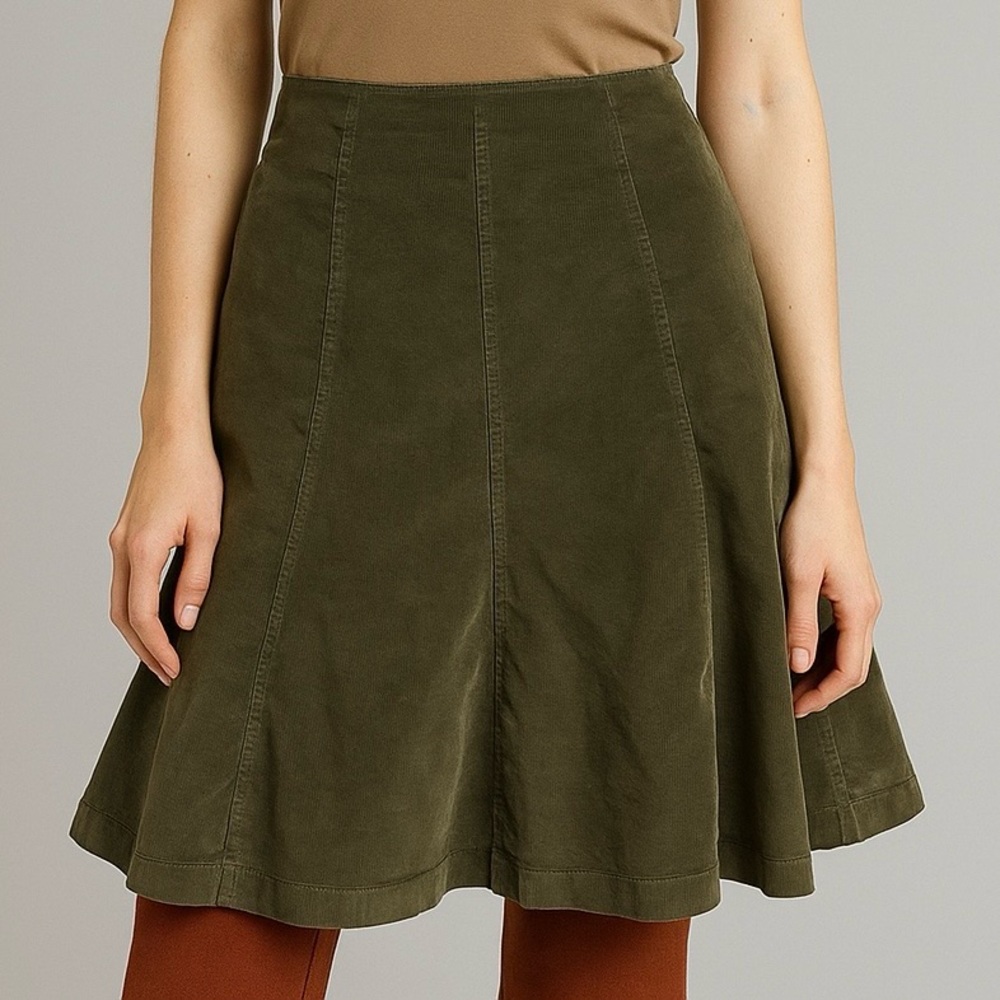 Olive Green Women's Skirt